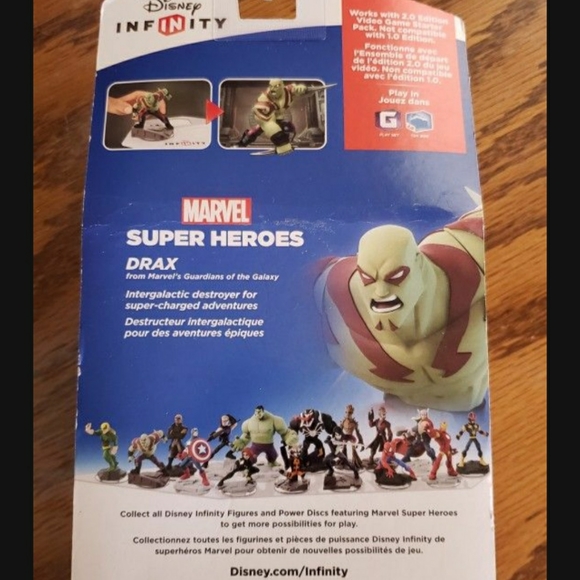 Disney Infinity 2.0 Marvel Superhero Drax Figurine NWT - Picture 4 of 4